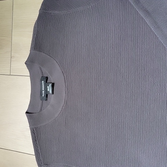 Club Monaco Women's Ribbed Gray Dress Size XS - Picture 4 of 10